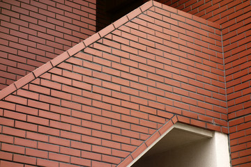 集合住宅のレンガ風外壁 