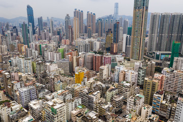 Kowloon side of Hong Kong city