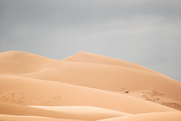 Sand dunes in Gobi desert