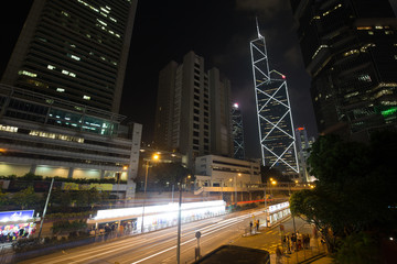 Fototapeta na wymiar asia city by night