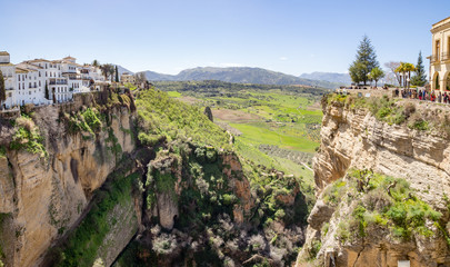 Fototapeta na wymiar Ronda, Spain a pueblo blanco (white village) in Andalusia, Spain