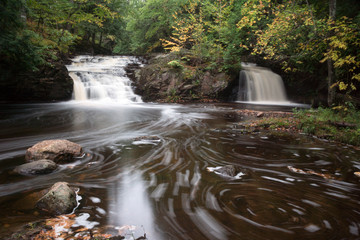 Big Falls, East Branch Huron River, Michigan