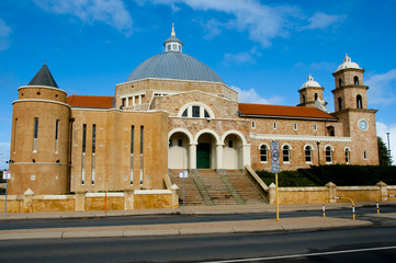 Fototapeta na wymiar St Francis Xavier Cathedral - Geraldton - Australia