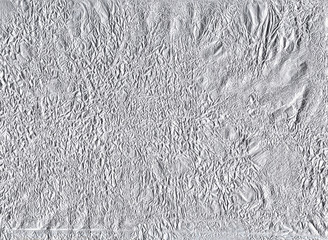 Shiny gray silver aluminum crumpled wrapping paper foil texture for wallpaper decoration element background, stock photo image