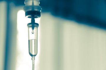 Set iv fluid intravenous drop saline drip hospital room,Medical Concept,treatment emergency and...