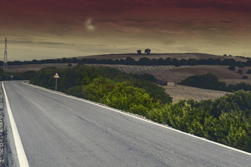 Mysterious Spanish road