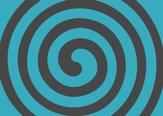 Fototapeta premium Psychedelic spiral with radial rays. Swirl spin comic vector