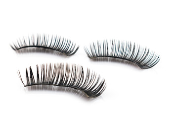 Eyelash used on white background