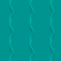 Seamless pattern background with multi-colored wavy lines.