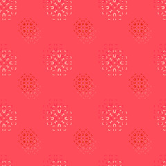 Seamless background pattern with colored varied squares.