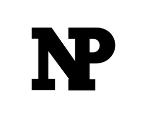 black silhouette initial typography alphabet font typeset logotype image vector icon