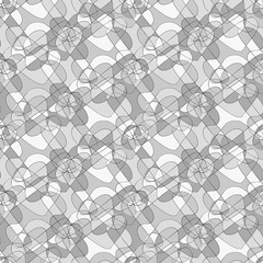 Stylish organic background. Seamless pattern.Vector. スタイリッシュ植物パターン