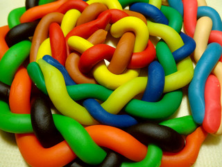 kids clay toy design colorful