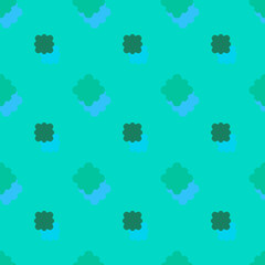 Seamless background pattern with colored varied squares.