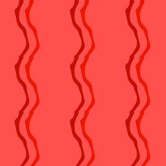 Seamless pattern background with multi-colored wavy lines.