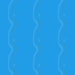 Seamless pattern background with multi-colored wavy lines.