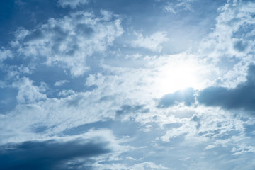 White cloud on the sky