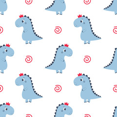 seamless dinosaur pattern