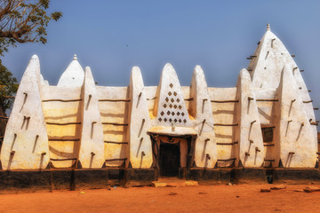 West africa Ghana Larabanga Mud and Stick sudanic style mosque