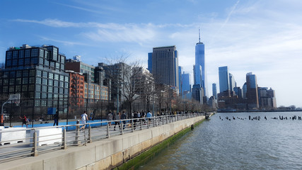 Fototapeta premium New York City walkside