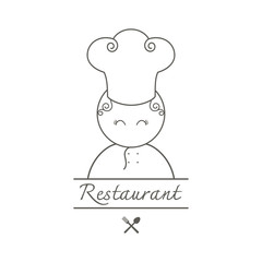 Chef logo  vector illustration