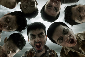 Group of zombies