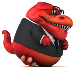 Fun Trex - 3D Illustration © Julien Tromeur