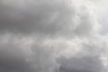 Fototapeta premium Dark clouds, rainstorm are falling, abstract nature, background