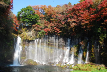日本の滝_静岡県_白糸の滝_日本の滝百選