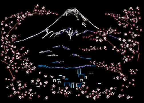 Mount Fuji in Sakura
