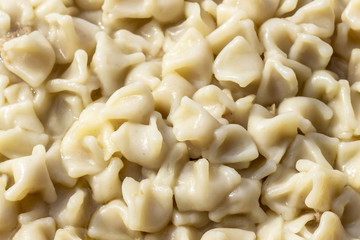 Cropped shoot of tasty traditional Turkish ravioli