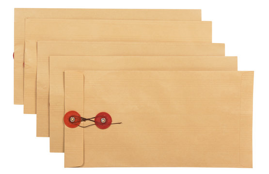 Stack Of Brown Envelopes