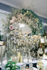 Christmas and Happy new year decoration . Christmas background w