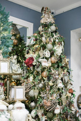 Christmas and Happy new year decoration . Christmas background w