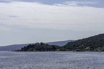 Beautiful landscape and sea in Montenegro