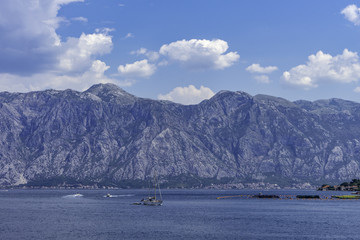 Fototapeta na wymiar Beautiful landscape and sea in Montenegro