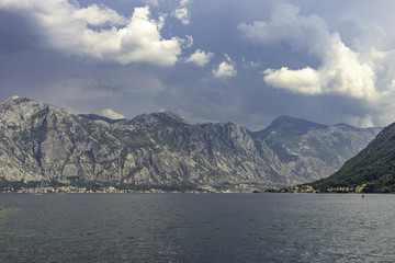 Beautiful landscape and sea in Montenegro