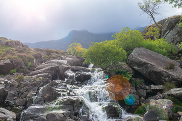 Obraz premium Waterfall Lensflare