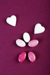 Obraz premium confetti colorati di rosa