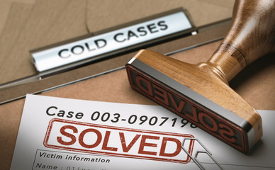 Cold Case Solved, File Closed - obrazy, fototapety, plakaty