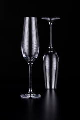 Black and white glasses