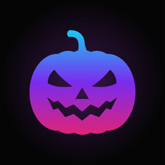 Pumpkin vector icon