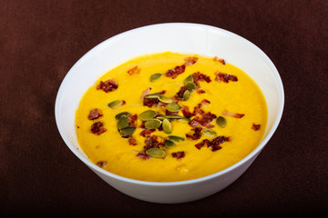 Pumpkin cream soup