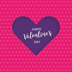 love and Heart Valentine's Day background vector design