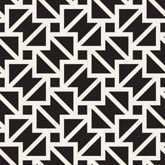 Vector seamless pattern. Modern stylish abstract texture. Repeating geometric tiles..