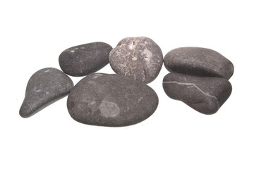 stones isolated on white background