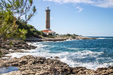 Fototapeta premium Leuchtturm Veli Rat