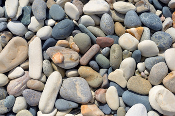 Sea stones background