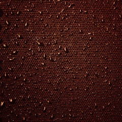 Water drops on fabric texture