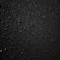 Water drops on fabric texture
